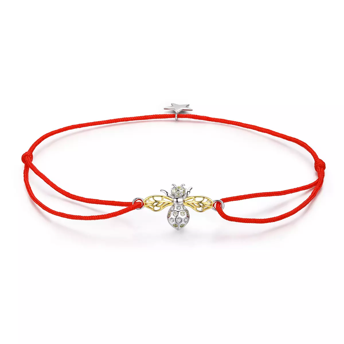 Pandora Style Bij Koordarmbanden - SCB156