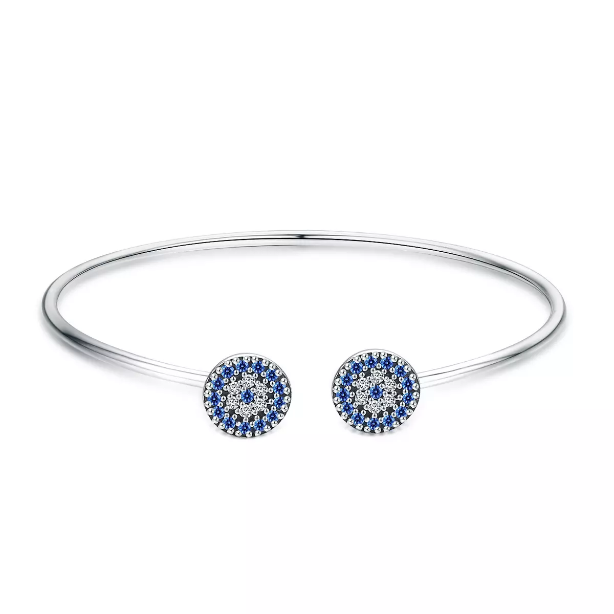 Pandora Style Schijnende sterren Open Bangle - SCB058