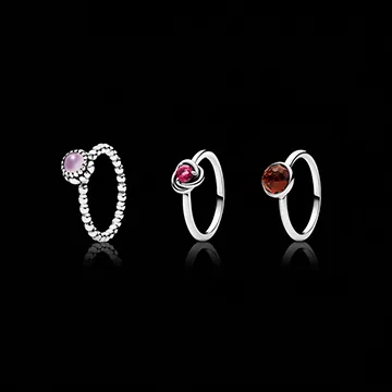 (afbeelding voor) Geboortesteen ringen