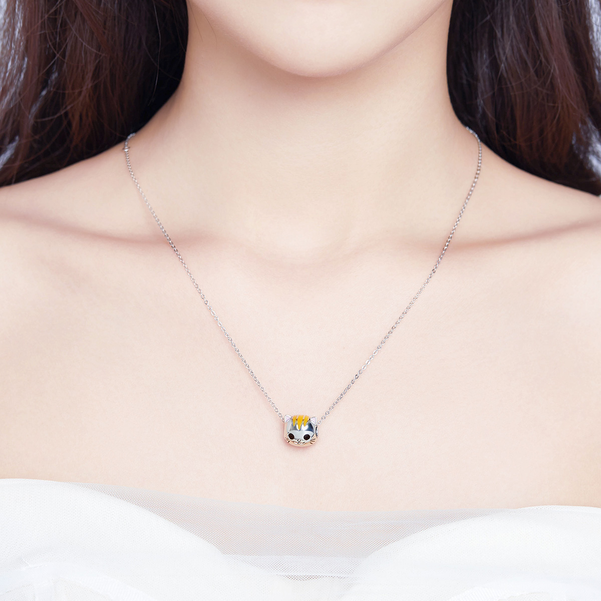 Pandora Style Gelukkige Kitty Bedel - SCC1142