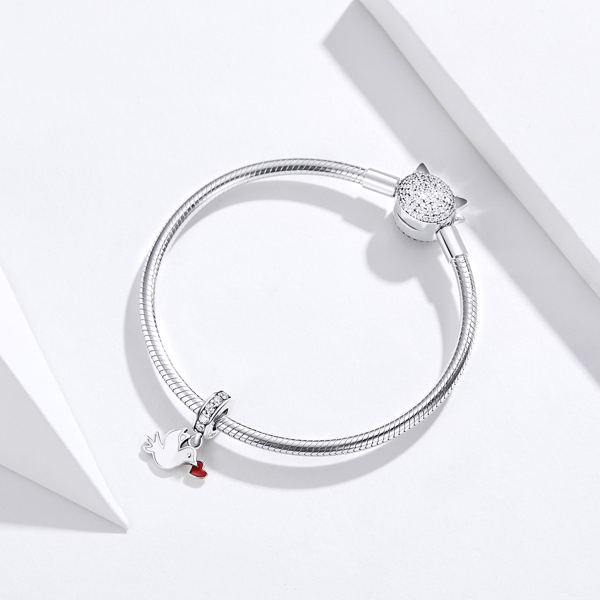 Pandora Style Liefs Daisy Hangende Bedel - SCC1227