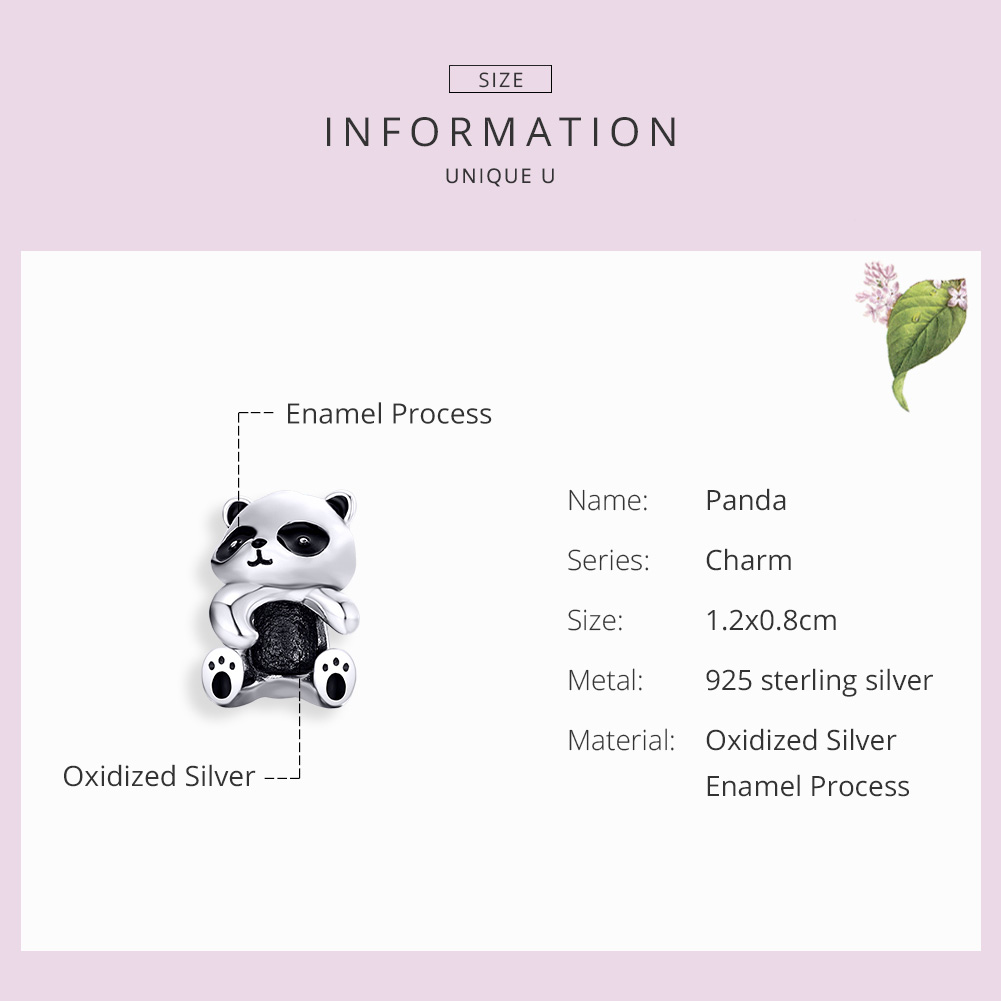 Pandora Style Panda Bedel - SCC1175