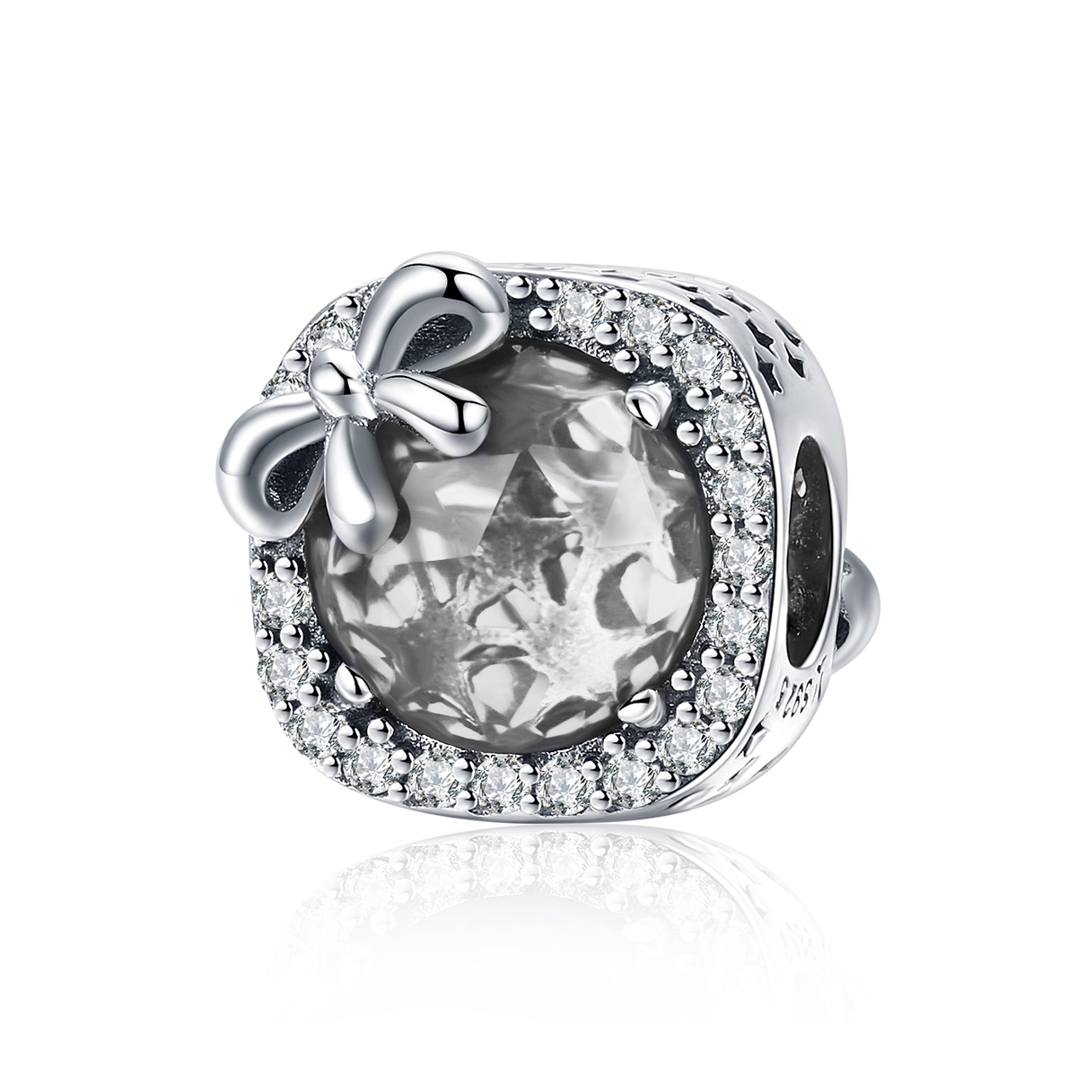 Pandora Style Pavé Boog Bedel - SCC1058-WH Pandora Style Pavé Boog Bedel - SCC1058-WH