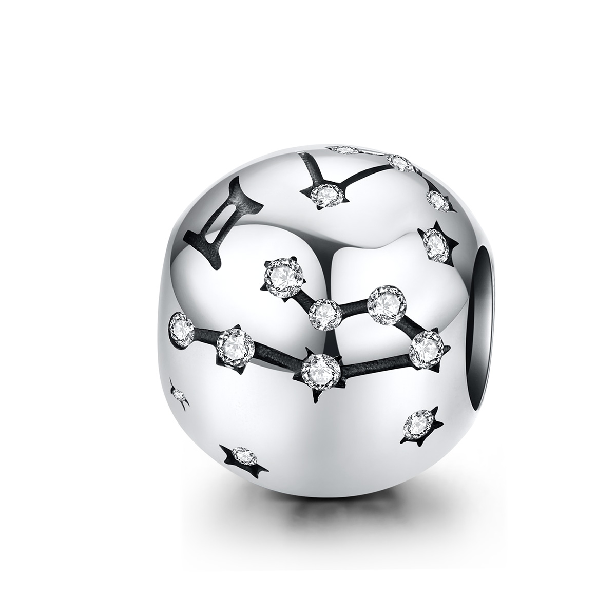 Pandora Style tweelingen Bedel - SCC1218-3 Pandora Style tweelingen Bedel - SCC1218-3