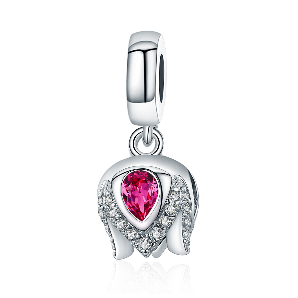 Pandora Style Verhaal van Tulp Hangende Bedel - SCC1027 Pandora Style Verhaal van Tulp Hangende Bedel - SCC1027