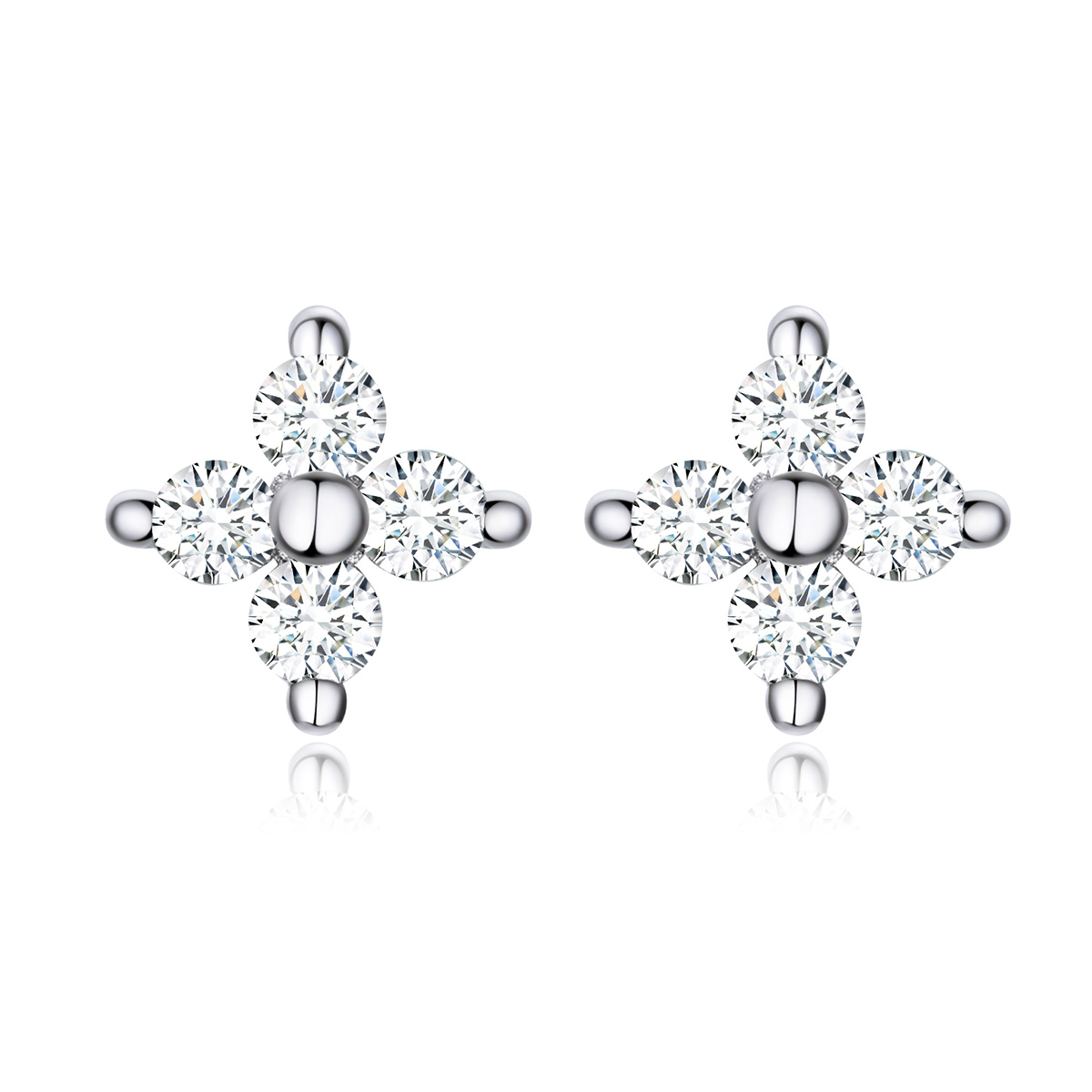 Pandora Style Bloem van Licht Oorknopjes - SCE648 Pandora Style Bloem van Licht Oorknopjes - SCE648