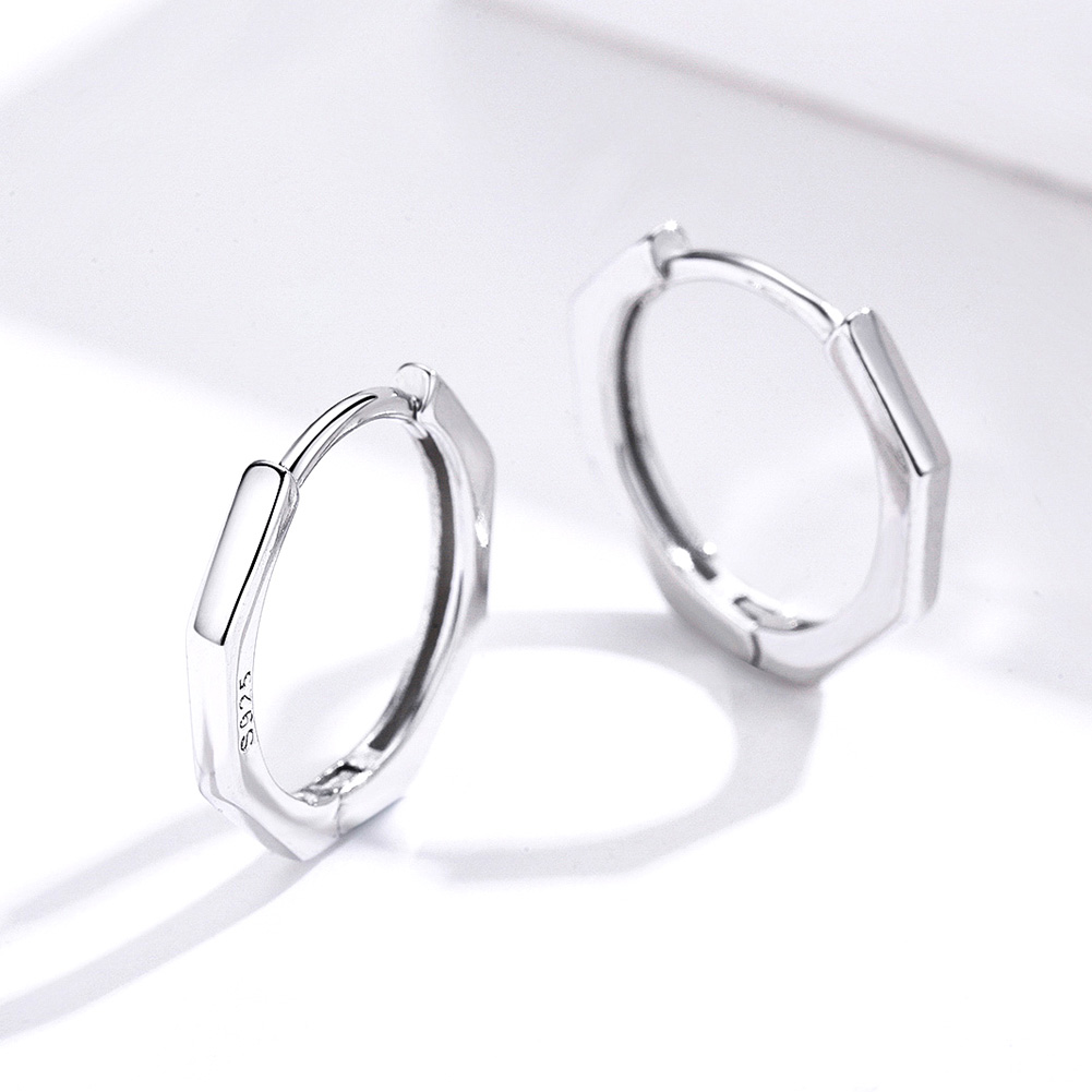 Pandora Style Eenvoudige oorbellen Oorringen - SCE622