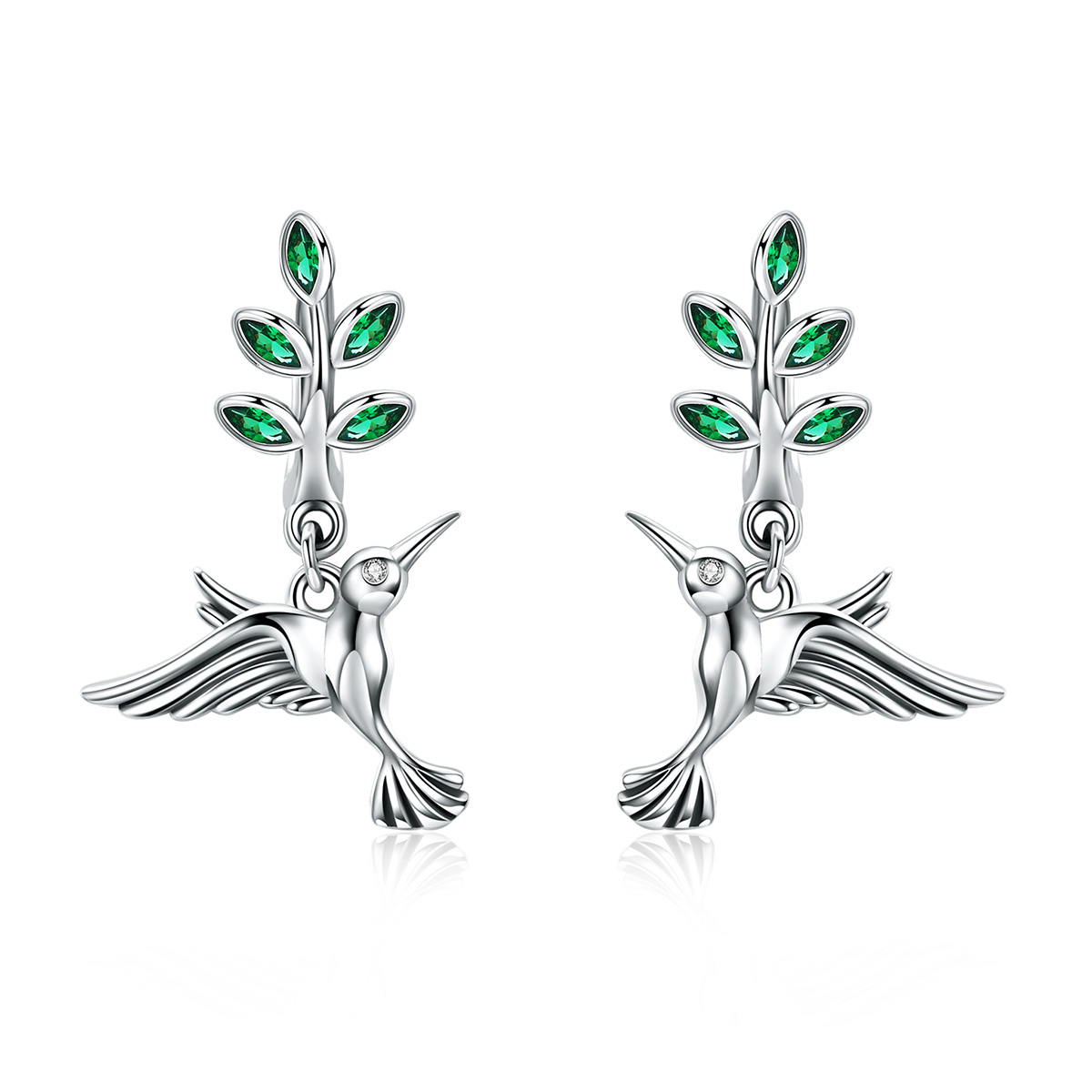 Pandora Style Groeten van kolibries Oorknopjes - SCE464 Pandora Style Groeten van kolibries Oorknopjes - SCE464