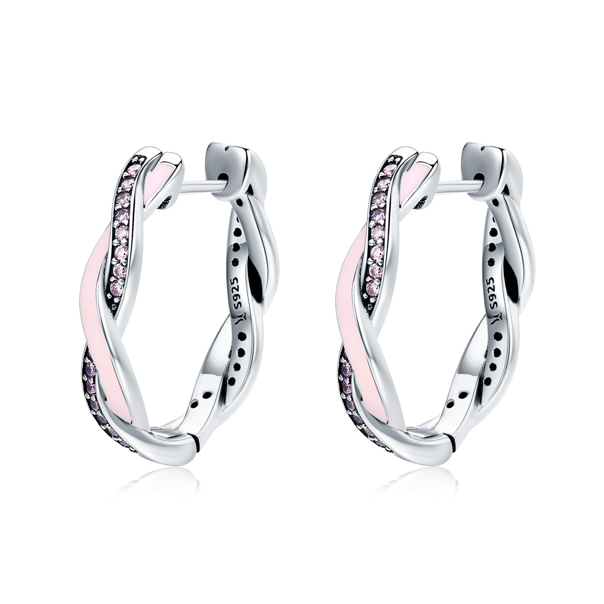 Pandora Style Leuk Konijn Oorringen - SCE297 Pandora Style Leuk Konijn Oorringen - SCE297