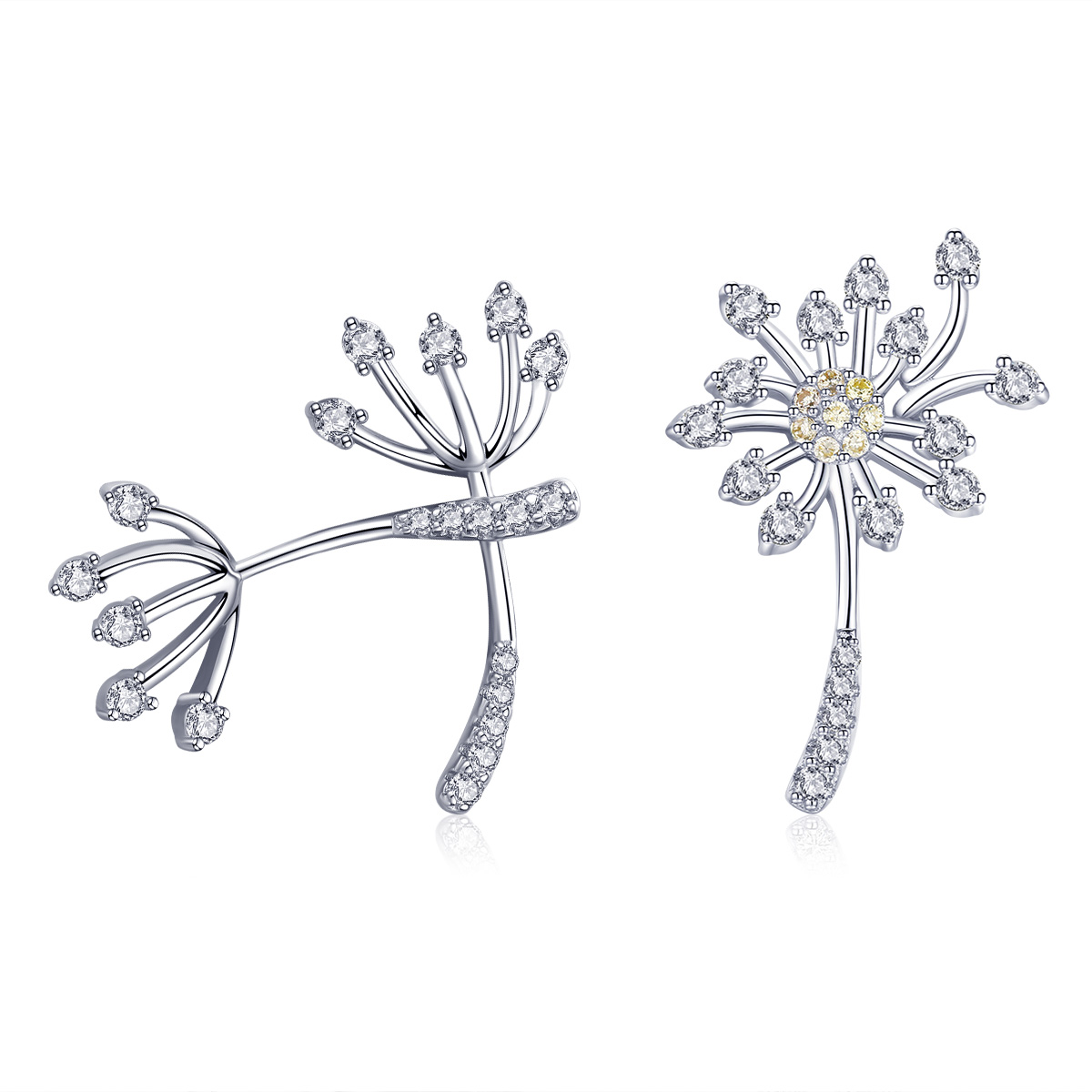 Pandora Style Paardebloem liefde Oorknopjes - SCE506 Pandora Style Paardebloem liefde Oorknopjes - SCE506