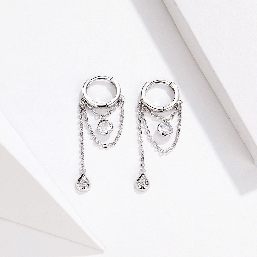 Pandora Style Puberteit Oorhangers - SCE638