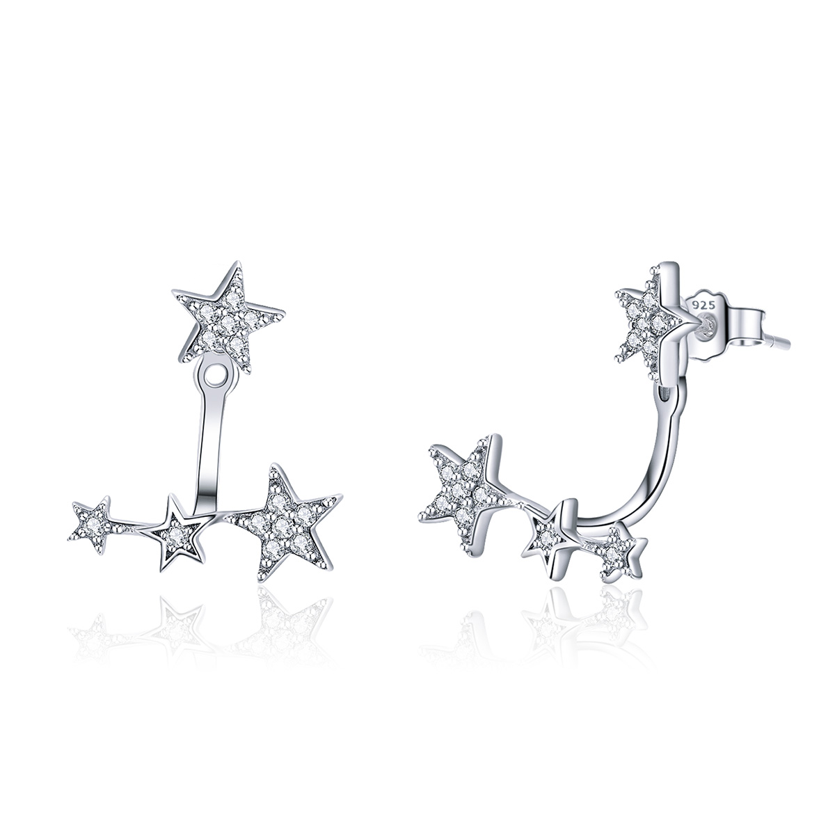 Pandora Style Sterren Oorknopjes - SCE448 Pandora Style Sterren Oorknopjes - SCE448