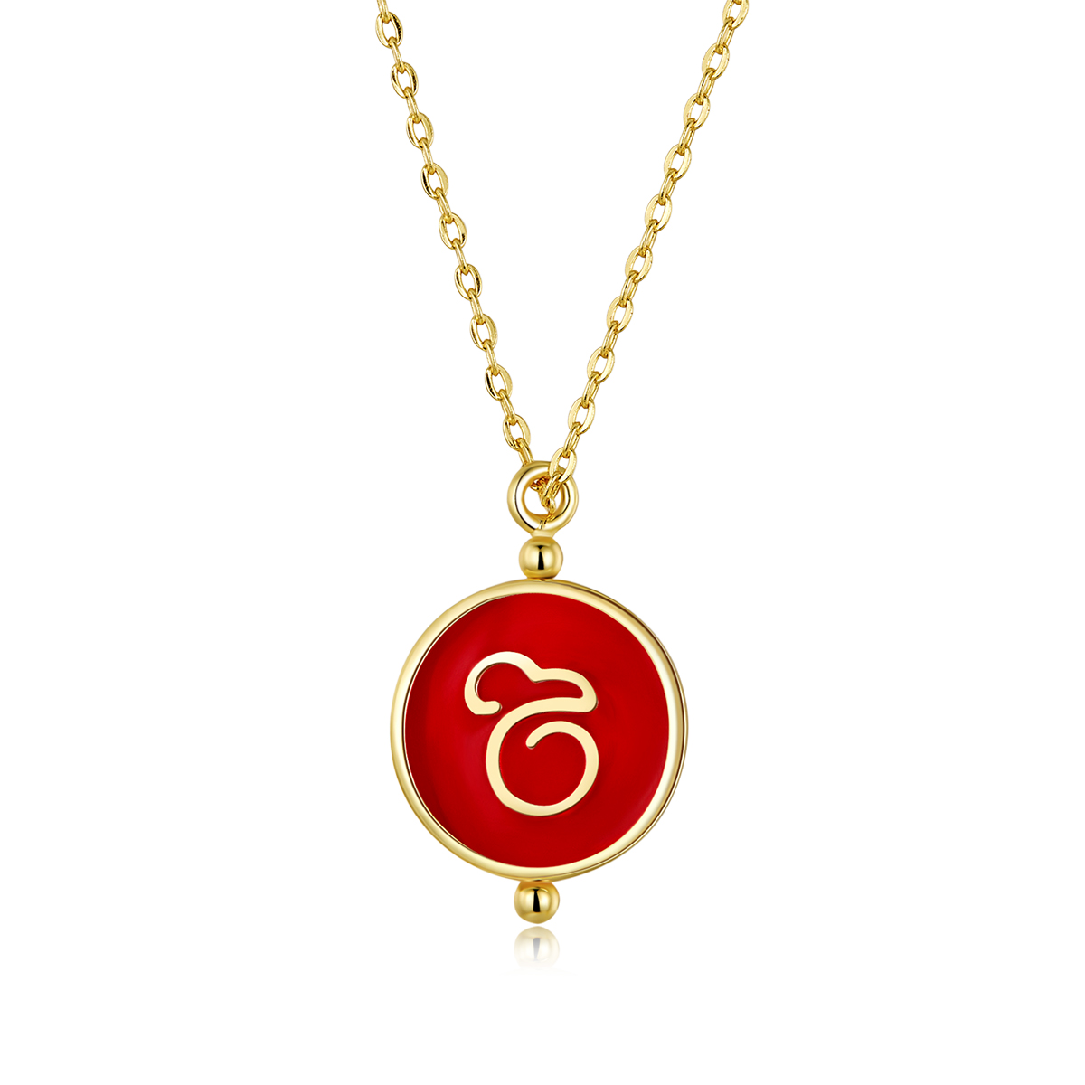 Pandora Style Chinese muis Chain Ketting - SCN390 Pandora Style Chinese muis Chain Ketting - SCN390