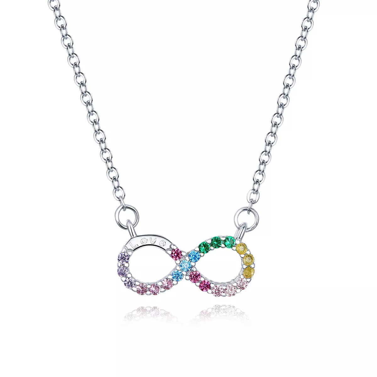 Pandora Style Oneindigheidssymbool Chain Ketting - SCN402