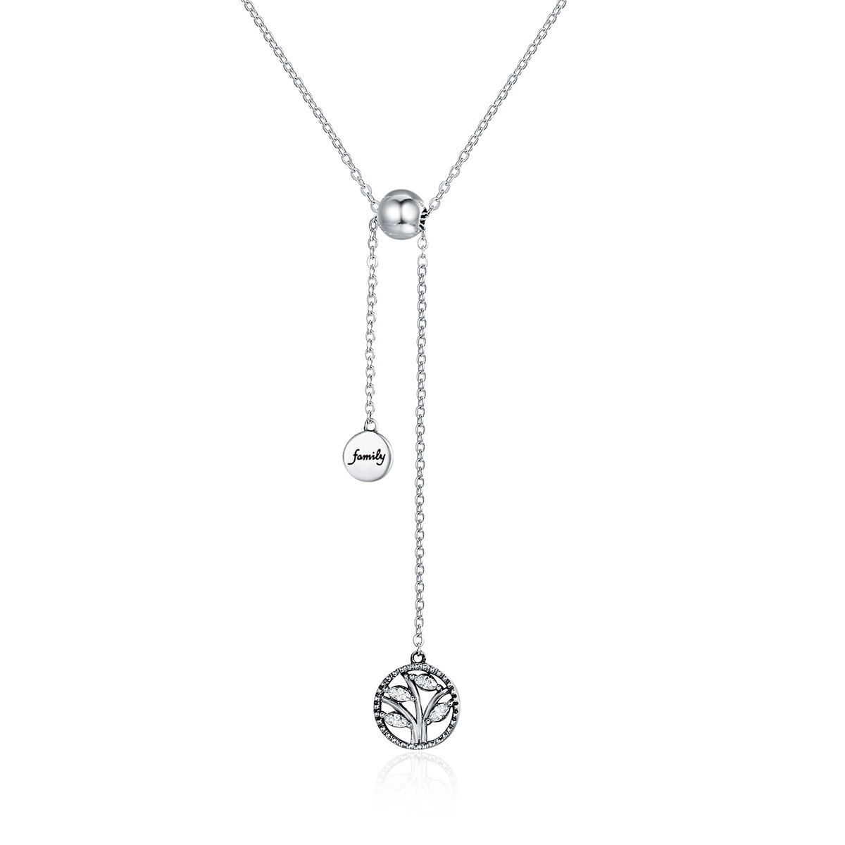Pandora Style Stamboom en thuis Chain Ketting - SCN106 Pandora Style Stamboom en thuis Chain Ketting - SCN106