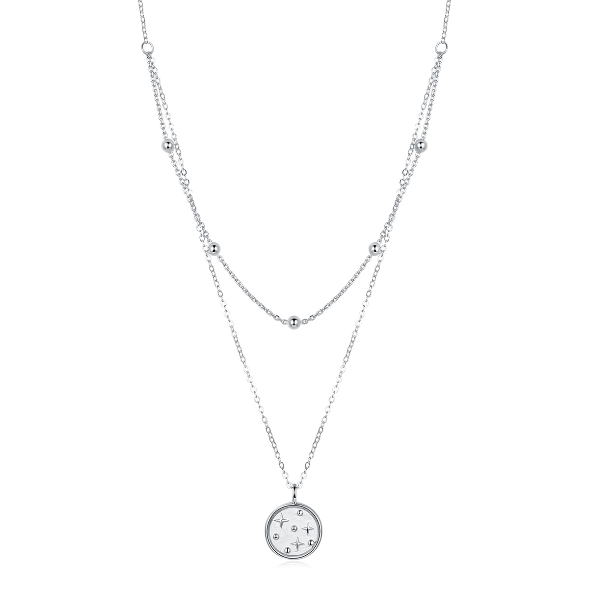 Pandora Style Sterrenhemel Chain Ketting - SCN365 Pandora Style Sterrenhemel Chain Ketting - SCN365