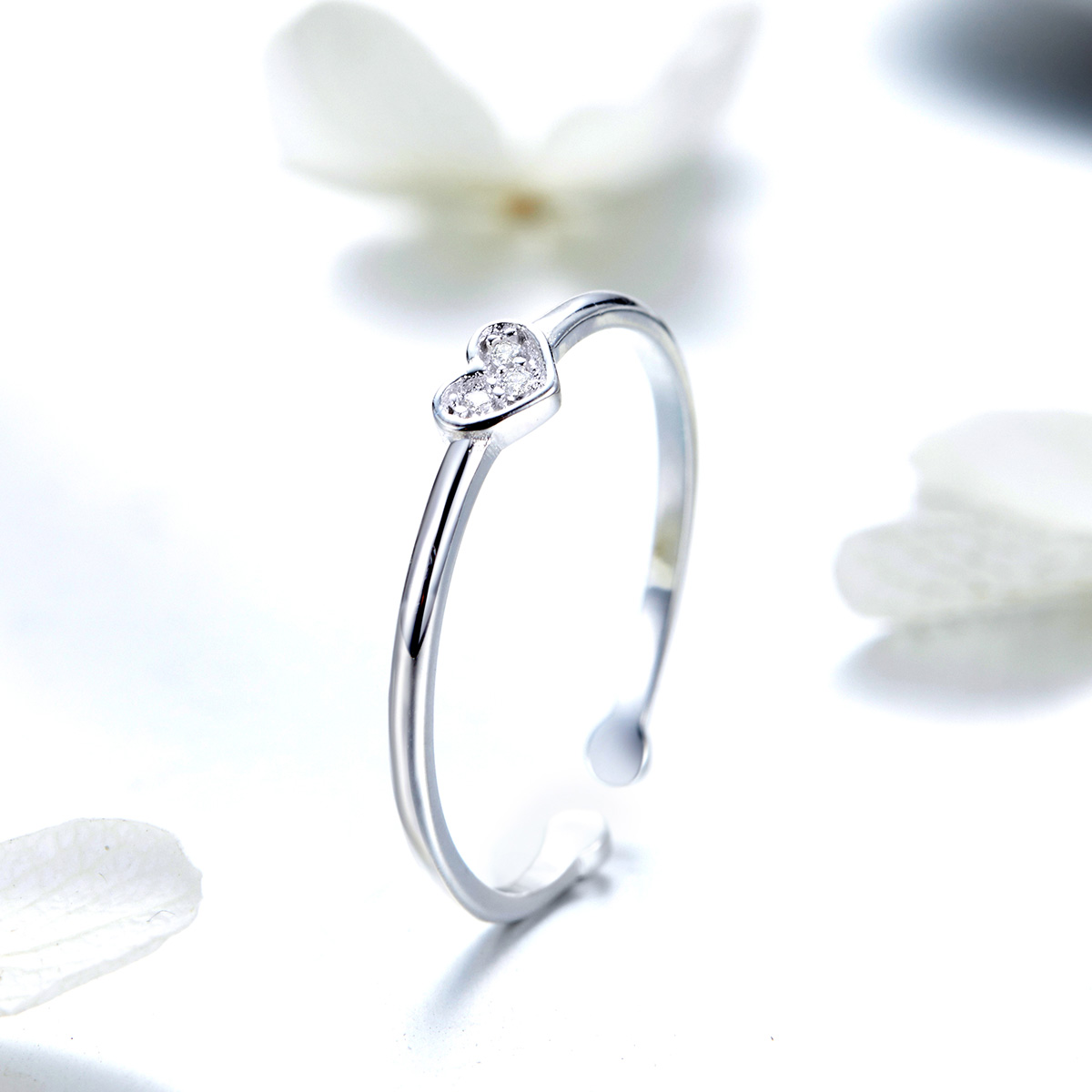 Pandora Style Hart van Lady Open Ring - SCR491