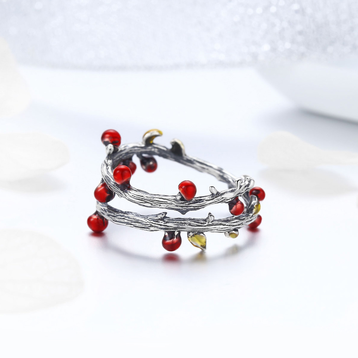 Pandora Style Herfstkleuren Open Ring - SCR442