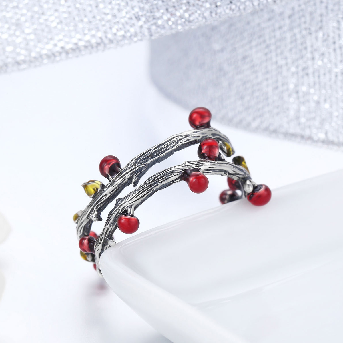 Pandora Style Herfstkleuren Open Ring - SCR442
