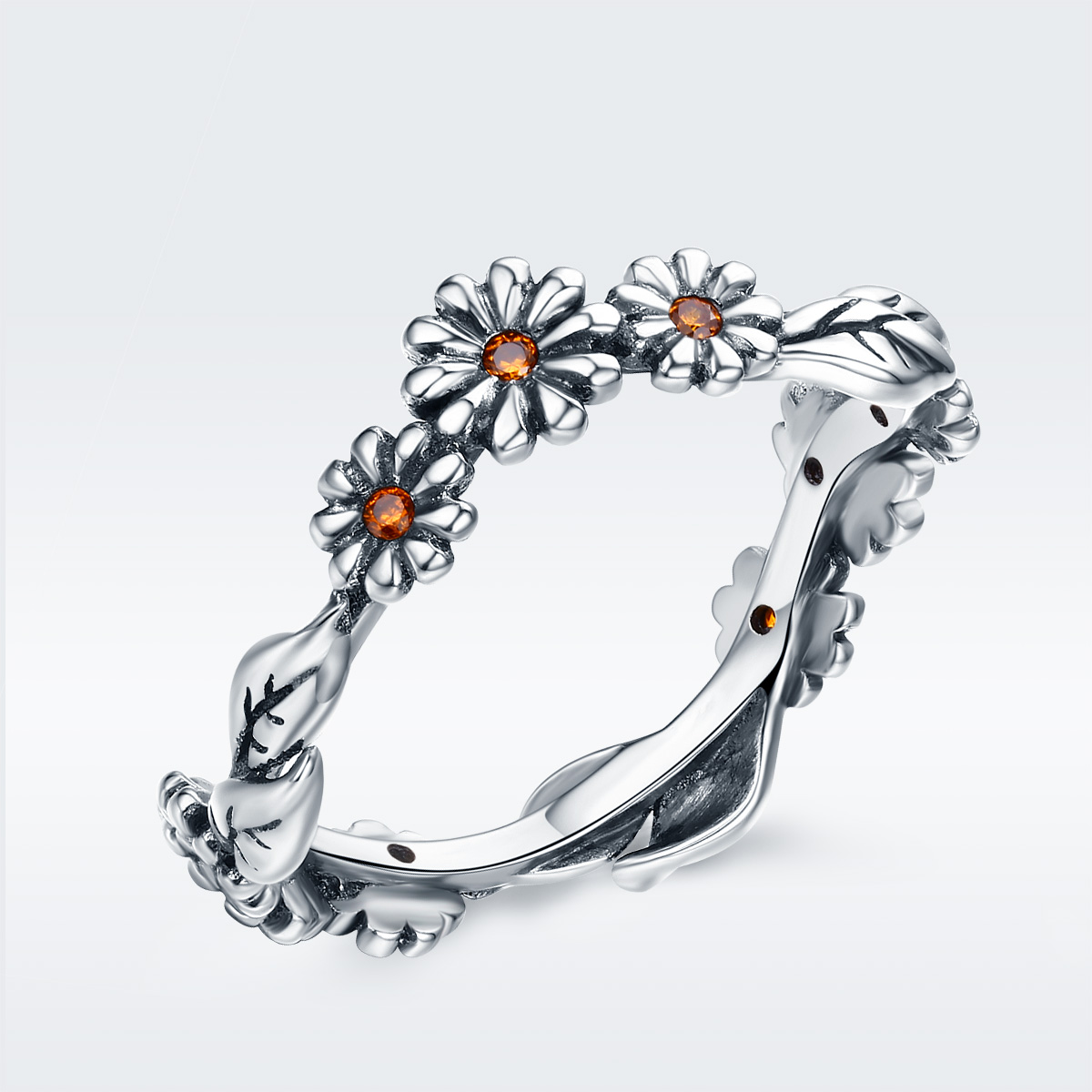 Pandora Style Madeliefje Ring - SCR298 Pandora Style Madeliefje Ring - SCR298