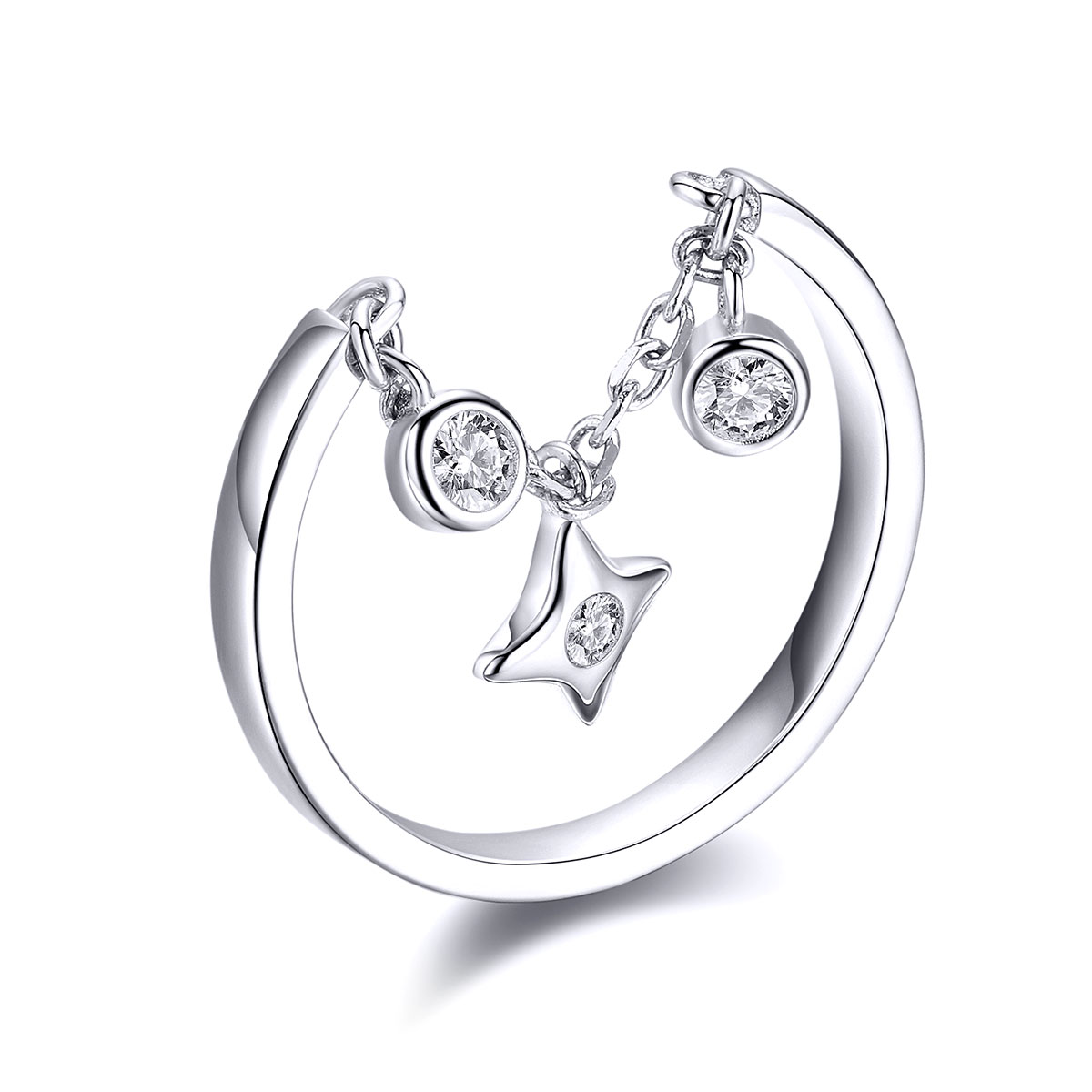 Pandora Style Sterrenhemel Open Ring - SCR408 Pandora Style Sterrenhemel Open Ring - SCR408