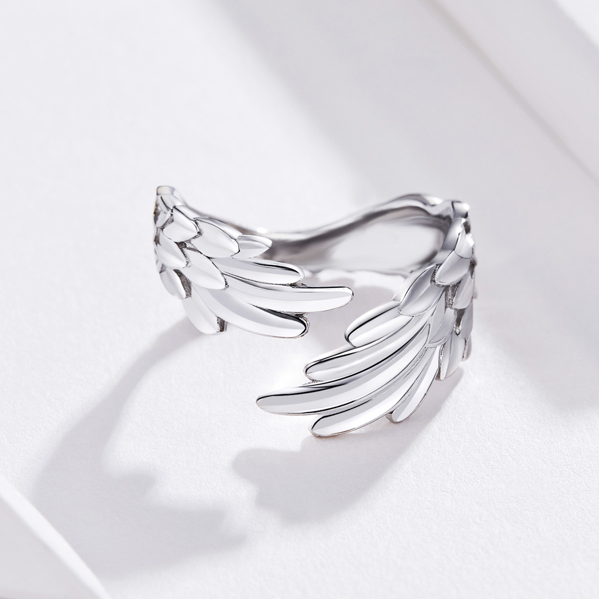 Pandora Style Vleugels van Hoop Open Ring - SCR512